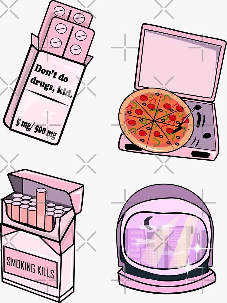 Food Sticker Pack, aesthetic stickers