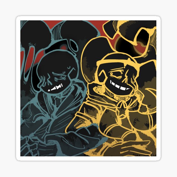 Nightmare Sans Stickers Redbubble