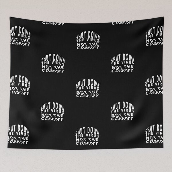 Item preview, Shut down the virus not the country designed and sold by BasicWear.