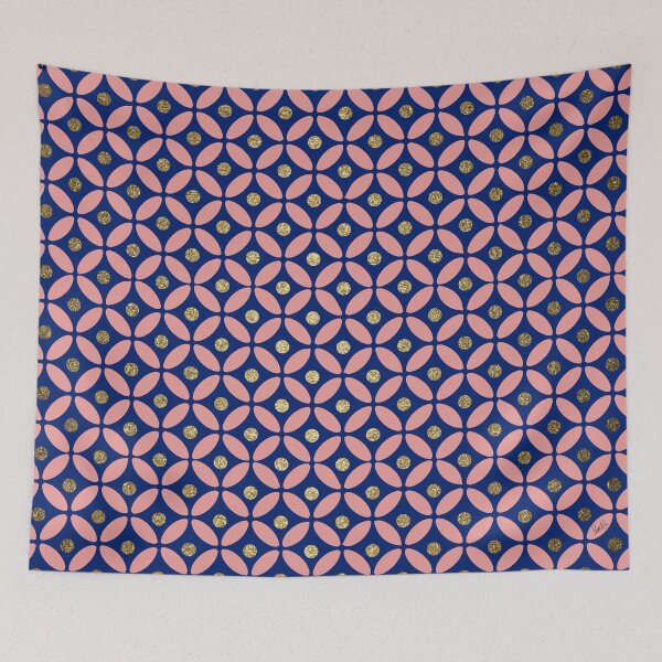 Item preview, GEOMETRIC CIRCLES - BLUE designed and sold by PrachiManerikar.