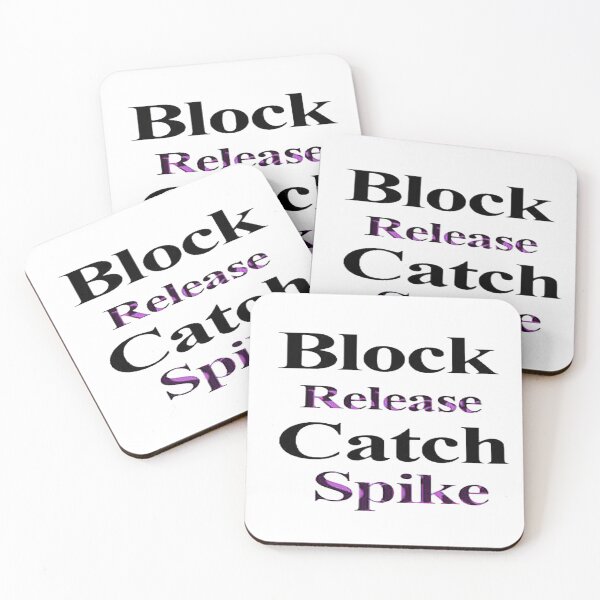 Item preview, Block Release Catch Spike pink designed and sold by NancyArtDesigns.