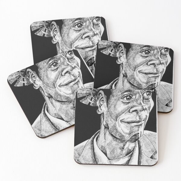 Item preview, Get Out - "The African American Experience" Andre Logan portrait (original) designed and sold by Stag Art Studios.