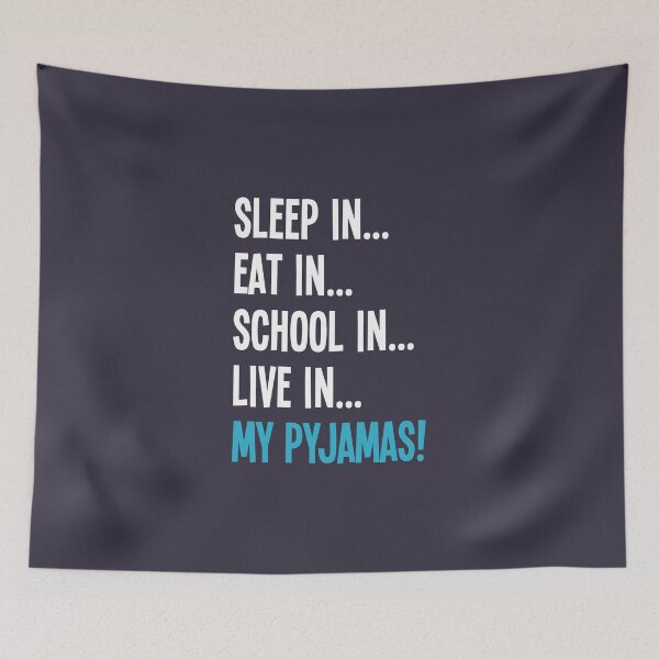 Item preview, School In My Pyjamas! designed and sold by VicEllisArt.