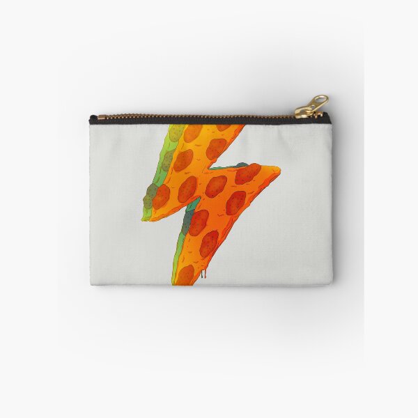 Item preview, Rebel Pizza Bolt | Bowie | Reusable Facemask | Washable Face Cover | Pizza Lover T Shirt | Wall Art | Thunder Lightning Bolt | Thunderstorm | Stuffed Crust Pizza Powered Engineer Design designed and sold by Any Color Designs.