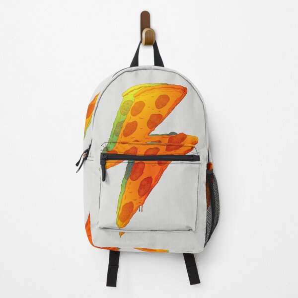 Item preview, Rebel Pizza Bolt | Bowie | Reusable Facemask | Washable Face Cover | Pizza Lover T Shirt | Wall Art | Thunder Lightning Bolt | Thunderstorm | Stuffed Crust Pizza Powered Engineer Design designed and sold by Any Color Designs.