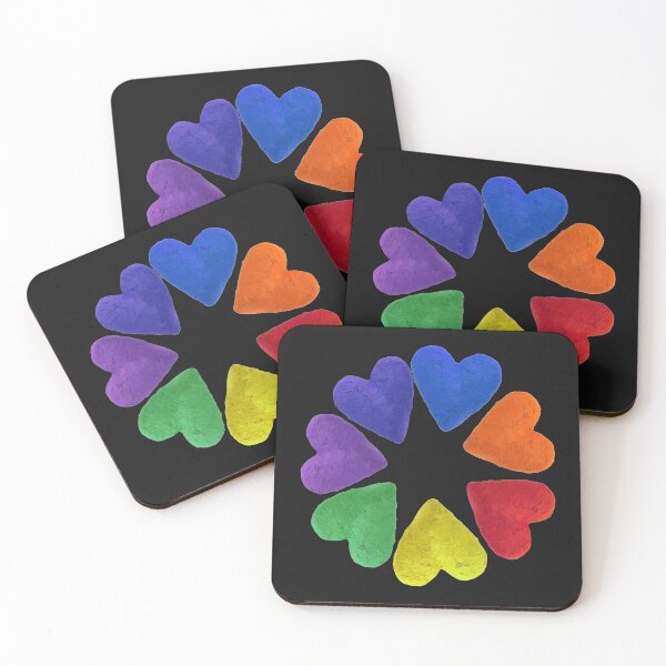 Item preview, little rainbow heart designed and sold by virilamissa.