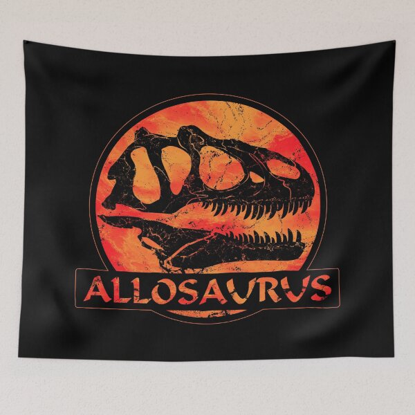 Item preview, Allosaurus fossil designed and sold by NicGrayGraphic.