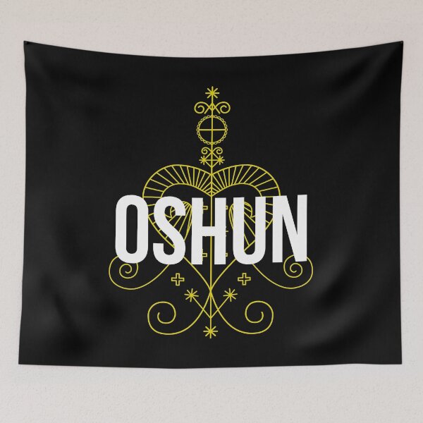 Item preview, African Goddess Yoruba Veve Orisha Oshun print designed and sold by jakehughes2015.