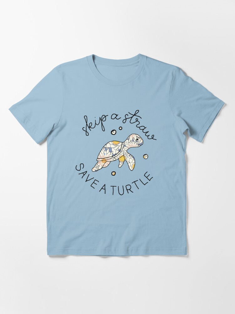 Skip a Straw Save a Turtle Tank Top