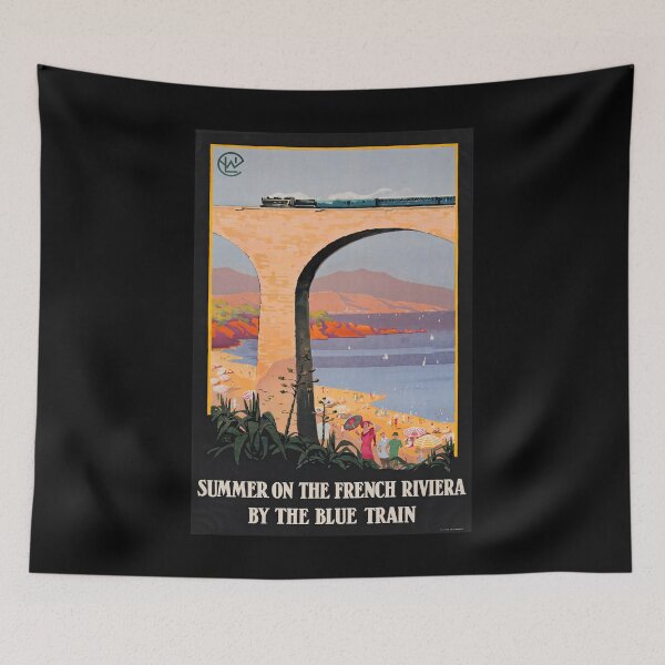 Item preview, retro The Blue Train designed and sold by CorasPosters.