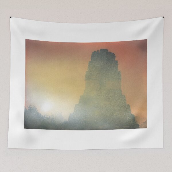 Item preview, Mayan temple in the archaeological park of Tikal in Guatemala designed and sold by rfoxphoto.