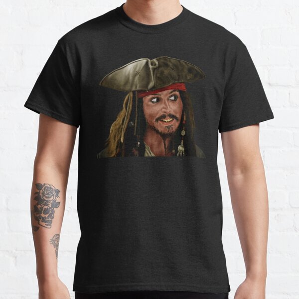 Kapitän Jack Sparrow in Fluch der Karibik. Classic T-Shirt