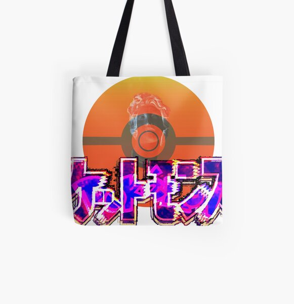 Vaporwave Pokemon All Over Print Tote Bag