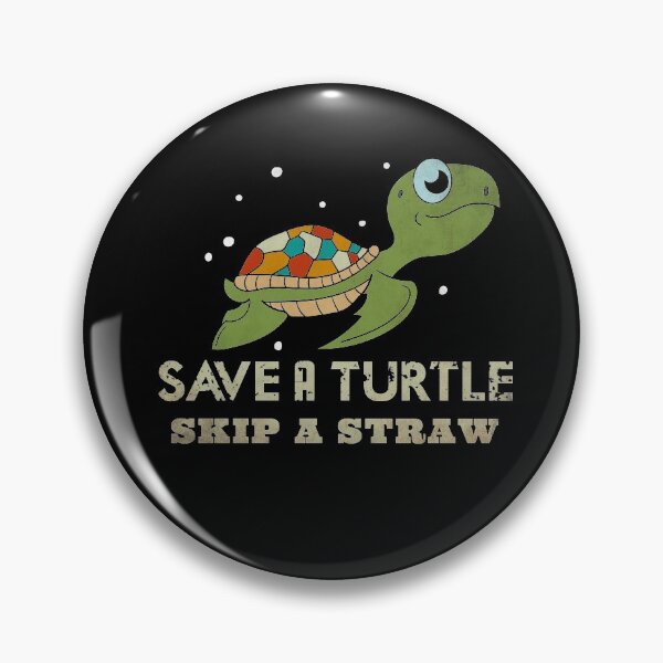 Item preview, Skip a Straw save a Turtle Save the Turtles designed and sold by Sioox.
