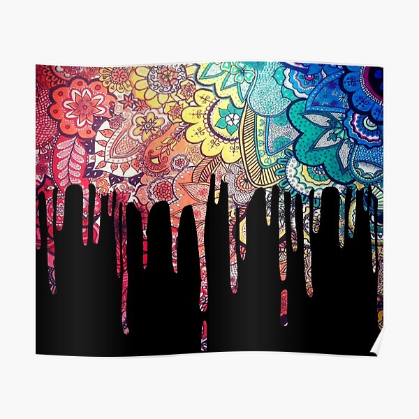 Kanworse Rainbow Colors of Paint Dripping with Clipping Path Canvas Print  Wallpaper Wall Mural Self …See more Kanworse Rainbow Colors of Paint