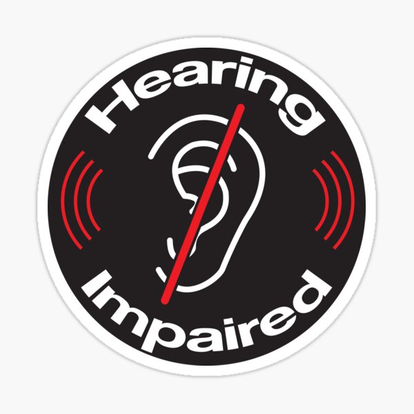 Emblem For The Hearing Impaired Emblem For The Hearing Impaired Emblem