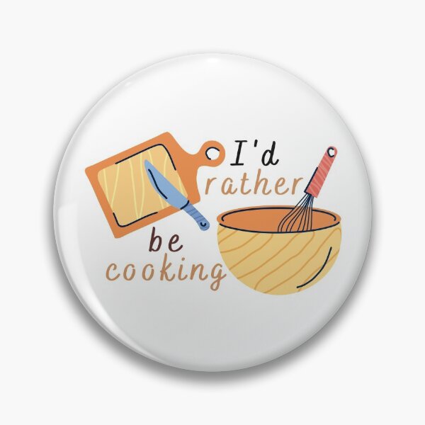 Item preview, I'd rather be cooking - chopping board and egg beater designed and sold by MerchActually.