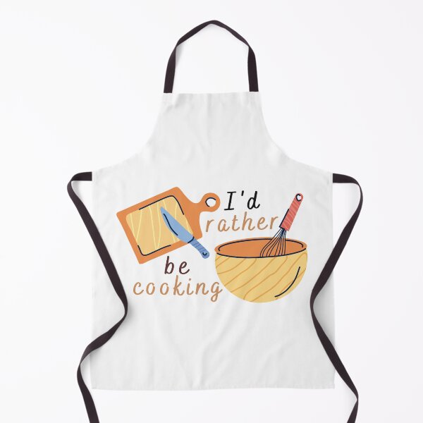 Item preview, I'd rather be cooking - chopping board and egg beater designed and sold by MerchActually.