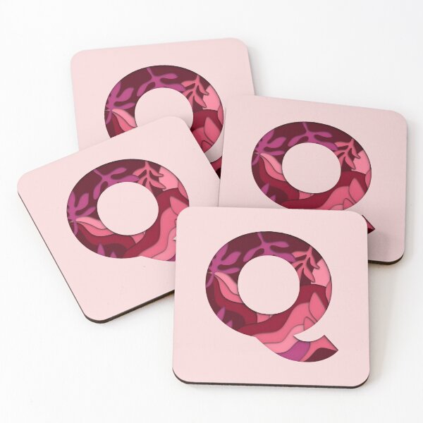 Item preview, 3D Papercut Alphabet -  Q - Girly Pink designed and sold by AuroCreatives.