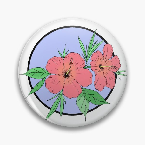 Item preview, Hibiscus sticker designed and sold by daenyses.