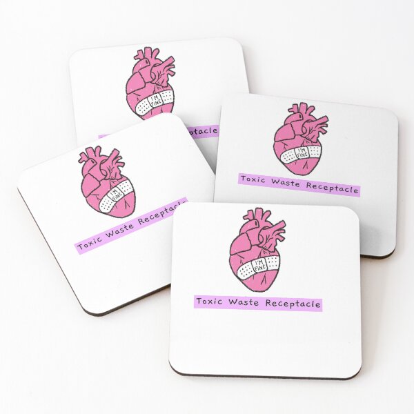 Item preview, My Heart Is Not A Toxic waste Receptacle designed and sold by CharcoalBonsai.