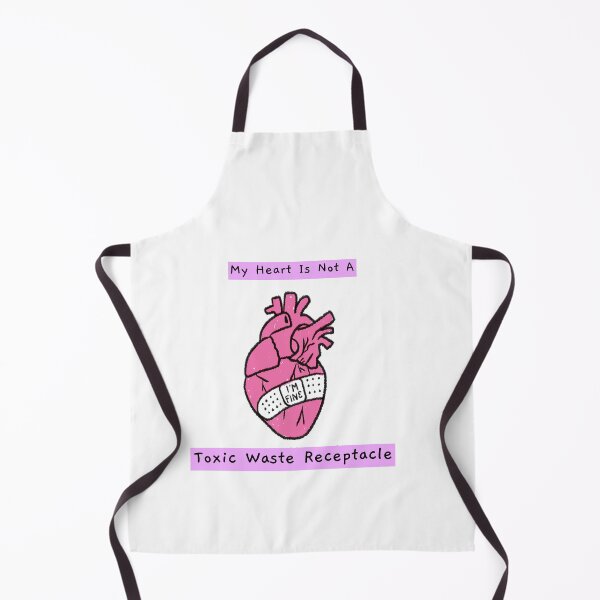 Item preview, My Heart Is Not A Toxic waste Receptacle designed and sold by CharcoalBonsai.