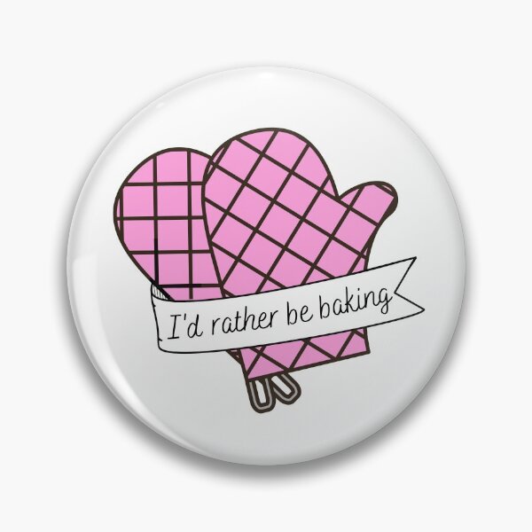Item preview, I'd rather be baking - baking gloves mittens designed and sold by MerchActually.