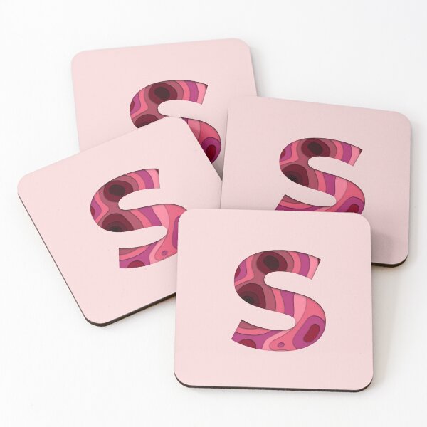 Item preview, 3D Papercut Alphabet -  S - Girly Pink designed and sold by AuroCreatives.