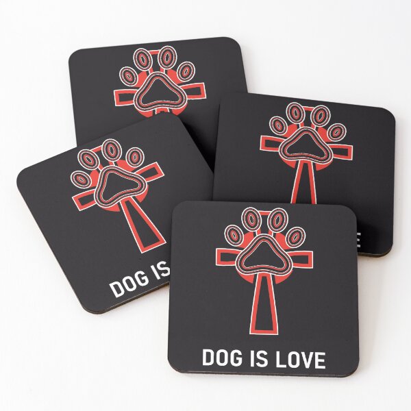 Artikelvorschau, Hund ist Liebe - Hund Shirt Design für Menschen entworfen und verkauft von ChurchOfDog.