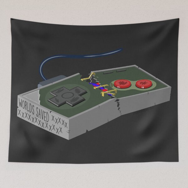 Item preview, Another World Saved (Black) designed and sold by clevercreature.