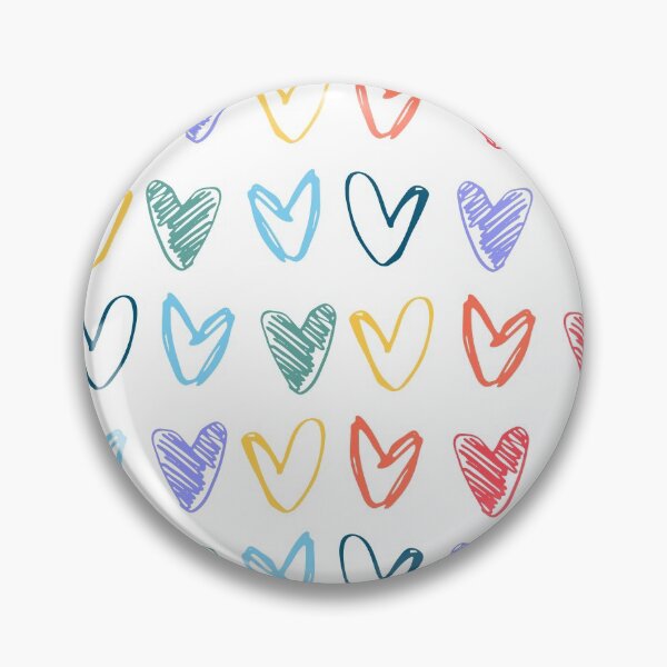 Item preview, Pastel rainbow-colored hearts designed and sold by Svetlana Piatigoskaia.