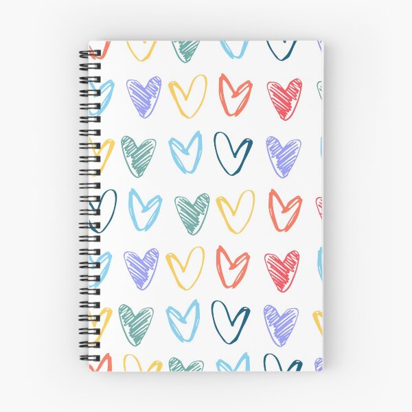 Item preview, Pastel rainbow-colored hearts designed and sold by Svetlana Piatigoskaia.