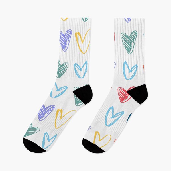 Item preview, Pastel rainbow-colored hearts designed and sold by Svetlana Piatigoskaia.