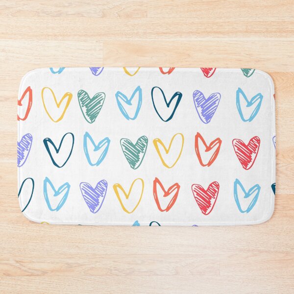 Item preview, Pastel rainbow-colored hearts designed and sold by Svetlana Piatigoskaia.
