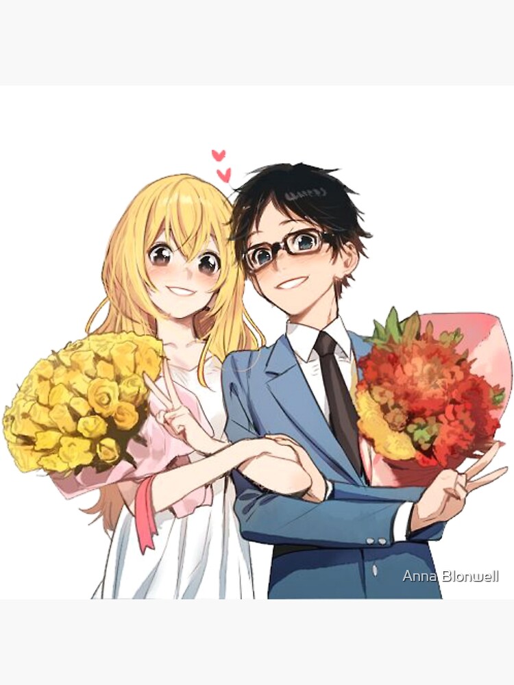 Shigatsu Wa Kimi No Uso - Kaori Greeting Card for Sale by foxxykitten