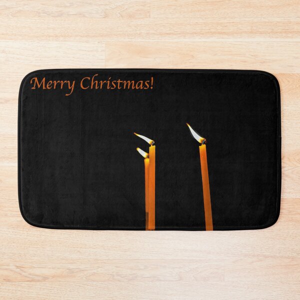 Item preview, Merry Christmas with three candles designed and sold by Photopat.