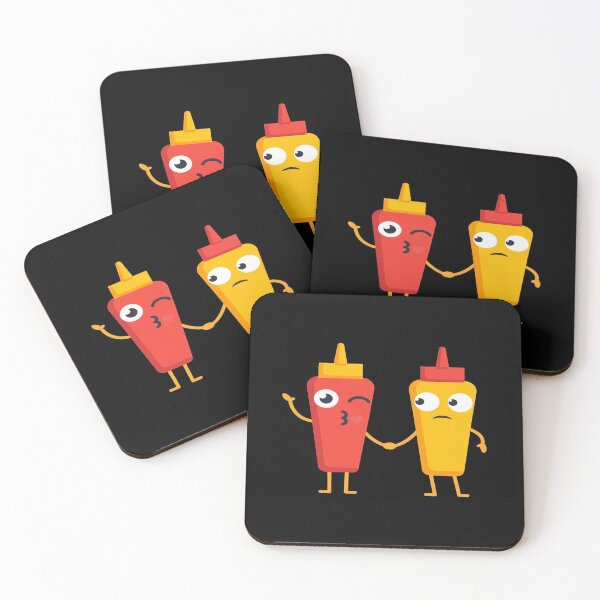 Item preview, Cute Ketchup Mustard designed and sold by TrueTrippyArts.