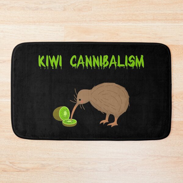 Item preview, Kiwi Cannibalism, Cute New Zealand Kiwi Bird Eating Kiwi Fruit designed and sold by Koalaslifestyle.
