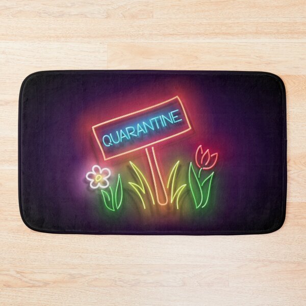 Item preview, Glow Nameplate with Quarantine Inscription on Lawn designed and sold by lissantee.