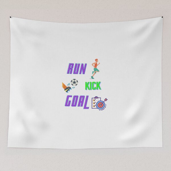 Item preview, For the football fans run kick goal Essential T-Shirt designed and sold by subodh kumar.