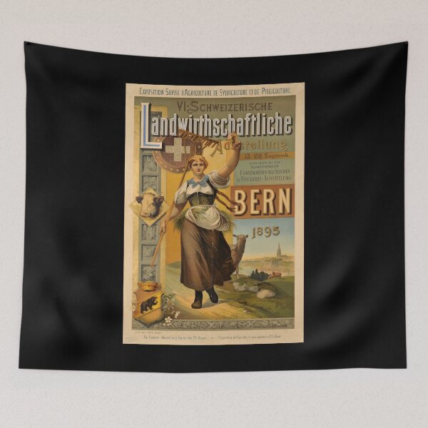Item preview, retro schweizerische landwirthschaftliche ausstellung bern designed and sold by CorasPosters.