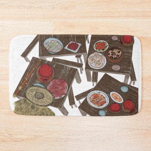 Item preview, Illustration of Chinese food and drink in martial arts movies designed and sold by iswenyi.