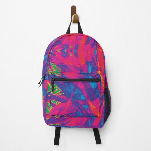 Item preview, Abstract Artwork Pink Green Blue Optical Illusion Print designed and sold by Mary Riley.