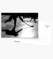 Hockey Schatten Postkarten