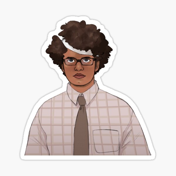 Maurice Moss From It Crowd Sticker By Xomunq Redbubble