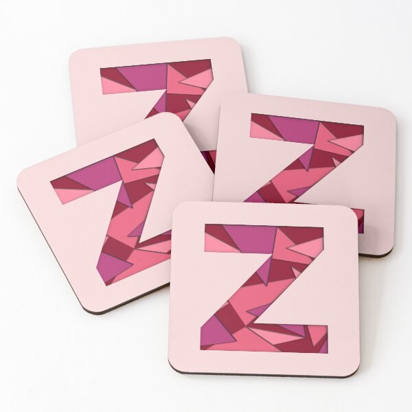 Item preview, 3D Papercut Alphabet -  Z - Girly Pink Waves designed and sold by AuroCreatives.