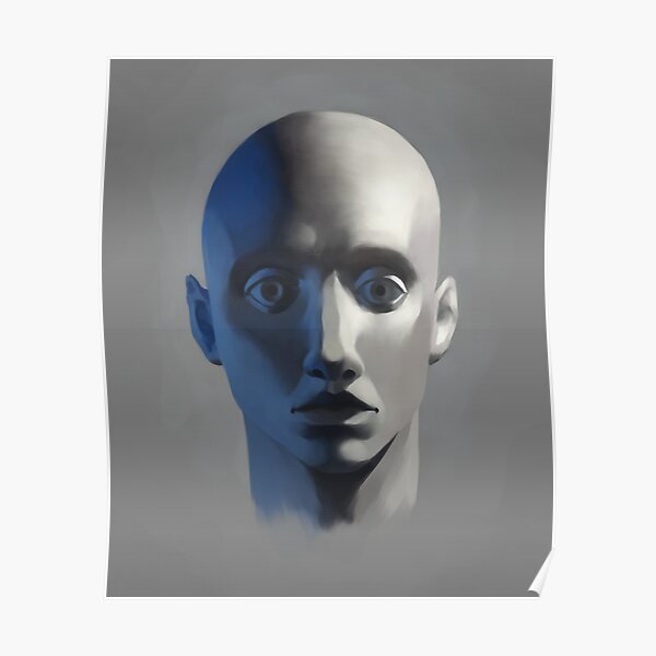 "Floating Head" Poster For Sale By Pseudonymrjs | Redbubble