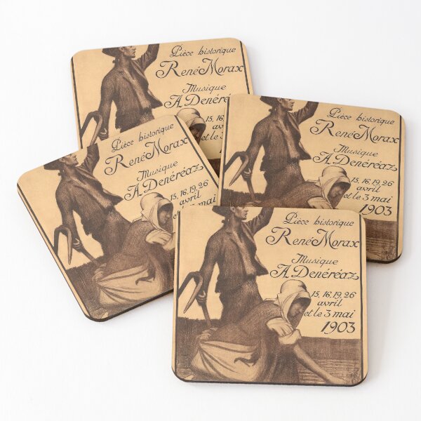 Item preview, retro la dime piece historique rene morax musique a denereaz designed and sold by CorasPosters.