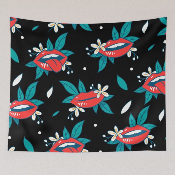 Item preview, Red Lips Pattern  designed and sold by joabaj.