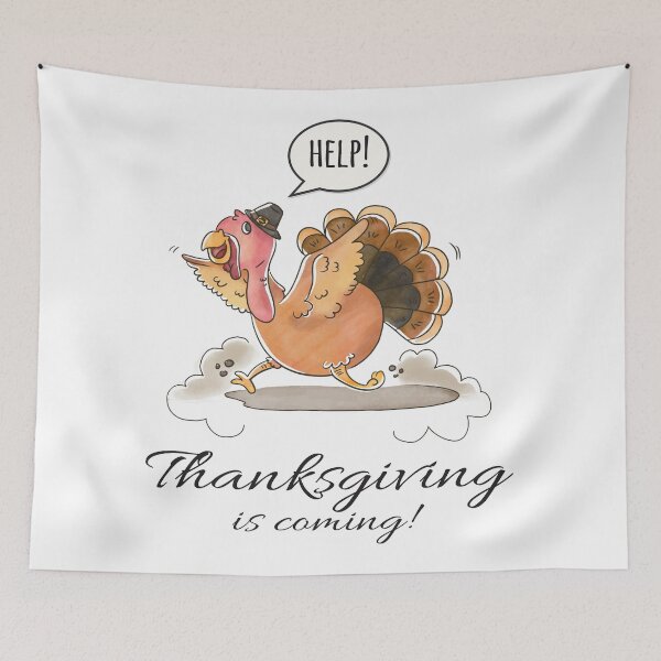 Item preview, Help Thanksgiving Is Coming designed and sold by 4AllTimes.